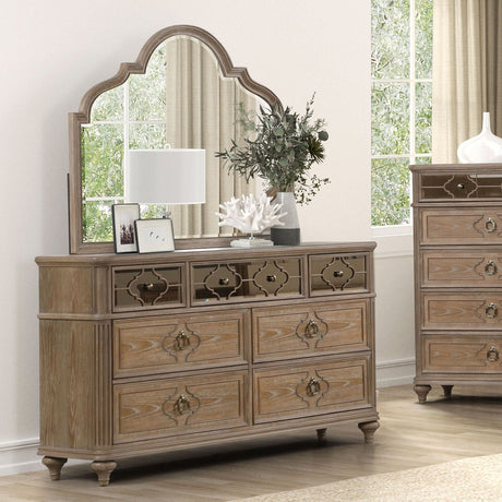 1 Piece Oak Dresser with Dovetail Drawers HouseOfZazla
