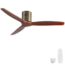 Low Profile Flush Mount Ceiling Fan Without Light HouseOfZazla