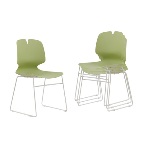 Modern Stacked Office Chairs (Set of 4) HouseOfZazla