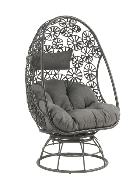 Hikre Clear Glass Patio Furniture Set HouseOfZazla