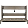 Murphy Bed With Desk, LED Light And USB Charging Station HouseOfZazla