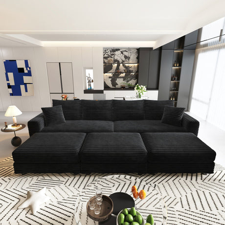 Modern Comfy Upholstered Sofa Cloud Couch & Deep Seat Couches HouseOfZazla
