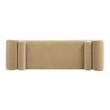 Mason 60.5" Arched Arm Bench with Bolster Pillows