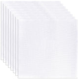 Caydo 10 x 10 Inch Aida Cloth, 8 Pieces 14 Count White Cross Stitch Cloth for Embroidery Projects and Handmade Needlework Caydo