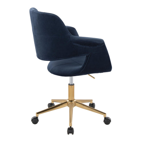 Vintage Flair - Mid Century Modern Office Chair HouseOfZazla