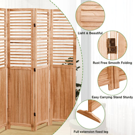 Expertly Designed Panel Folding Room Divider HouseOfZazla