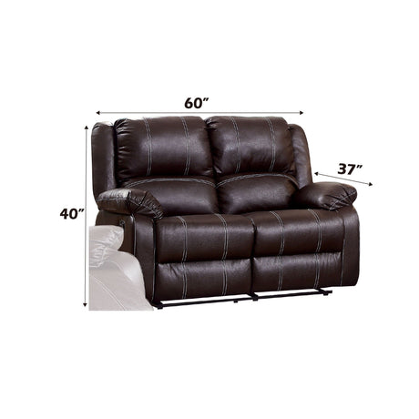 Zuriel Synthetic Recliner Loveseat HouseOfZazla