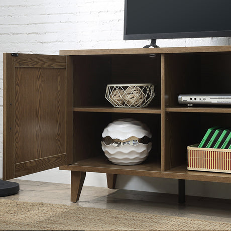 Modern 60 Inch TV Stand in Classic Walnut Finish HouseOfZazla