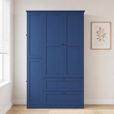 TOPMAX 73.6" Tall Farmhouse Kitchen Pantry Cabinet with 8 Shelves HouseOfZazla