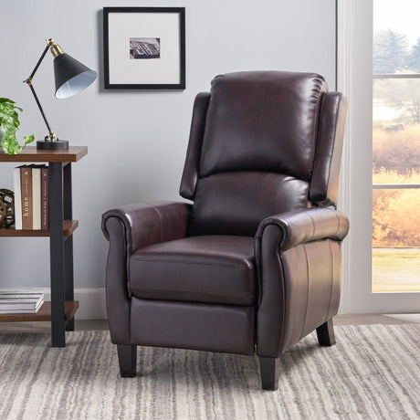 Memphis Standard Recliner Club Chair - Burgundy HouseOfZazla