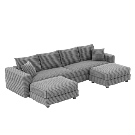 Modern Comfy Upholstered Sofa Cloud Couch & Deep Seat Couches HouseOfZazla