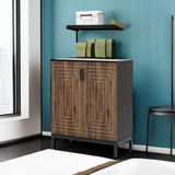 Shoe Cabinet With Doors, 5 Tiers Shoe Storage Organizer