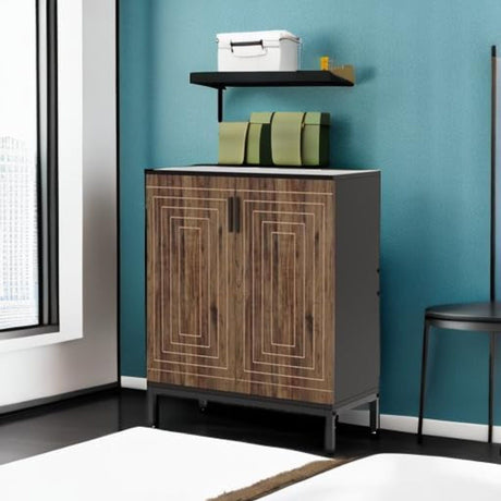 Shoe Cabinet With Doors, 5 Tiers Shoe Storage Organizer HouseOfZazla