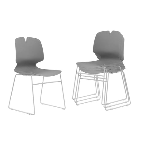 Modern Stacked Office Chairs (Set of 4) HouseOfZazla