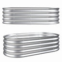 Heavy Duty Galvanized Raised Garden Bed Kit For Vegetables, Flowers & Herbs HouseOfZazla