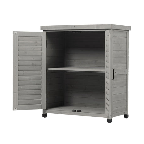 Potting Bench With Storage Cabinet And Metal Table Top For Outdoor HouseOfZazla