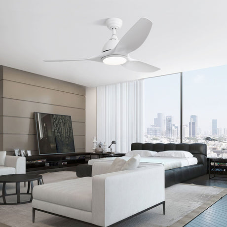 Bredoom Ceiling Fan With Remote Control And LED Light HouseOfZazla