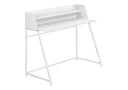 Computer Desk for Home Office with Marble Look and Storage Shelves HouseOfZazla