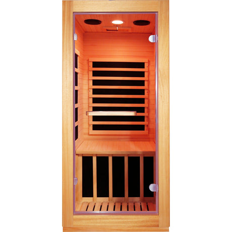 infrared sauna room single room HouseOfZazla