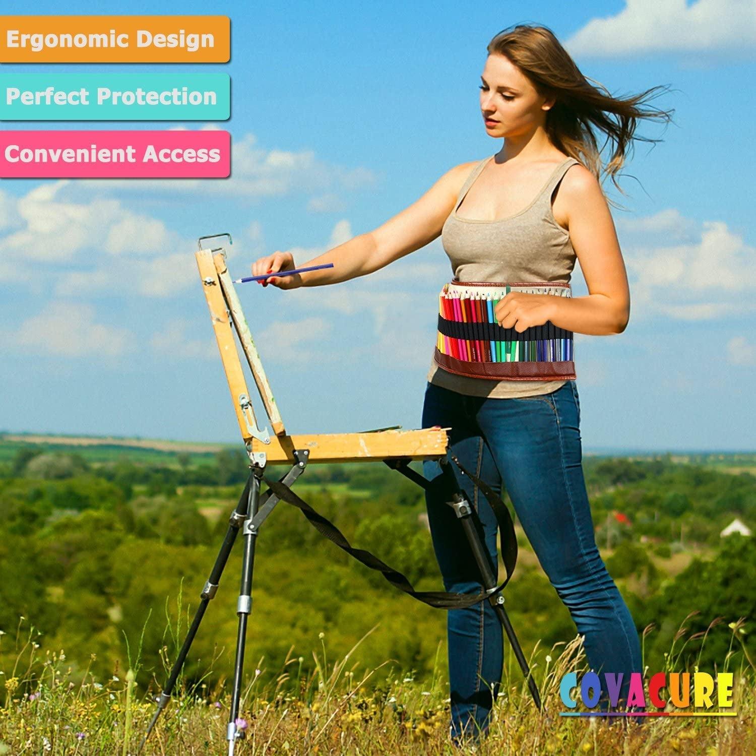 Colored Pencils Set for Adult and Kids - Premier Color Pencil Set 36 Pencils Sharpener WoodArtSupply