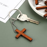 Cross Charm Mini Wood Wooden Pendant Hanging Ornament for Men, Women DIY Jewelry (50 Pieces) WoodArtSupply