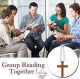 Cross Charm Mini Wood Wooden Pendant Hanging Ornament for Men, Women DIY Jewelry (50 Pieces) WoodArtSupply