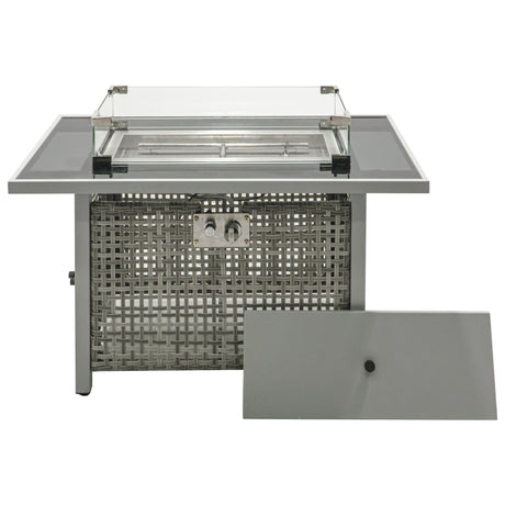 K&K Patio 8-Piece Patio Furniture Set with 43" Fire Pit Table HouseOfZazla
