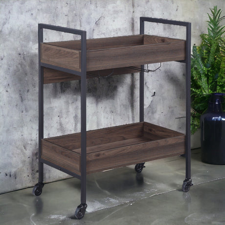 Jerrick Kitchen Island & Serving Cart HouseOfZazla