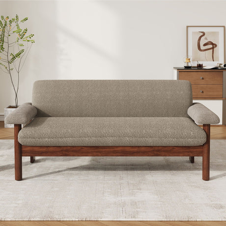 Loveseat Sofa 2 Seater Couch with Armrest Pillows HouseOfZazla