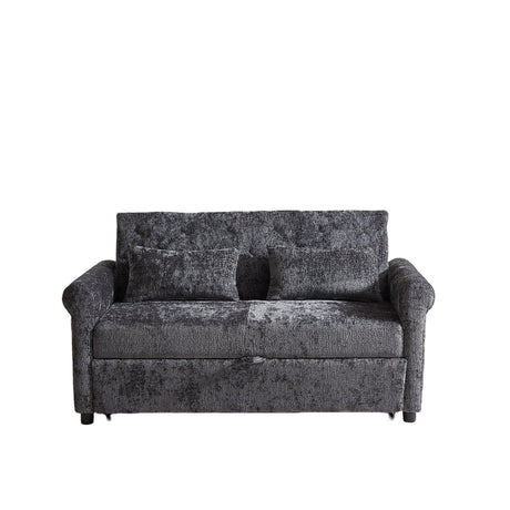 Loveseat Sofa Bed, Pull - Out Couch Sleeper & 2 Pillows HouseOfZazla