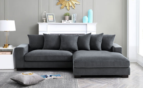 Luxe - Oversized 2 Piece Sectional Couches For Living Room, L Shaped Sofa With Chaise HouseOfZazla