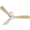 Low Profile Ceiling Fan DC, 3 Blade, Noiseless Reversible Motor, Remote Control HouseOfZazla
