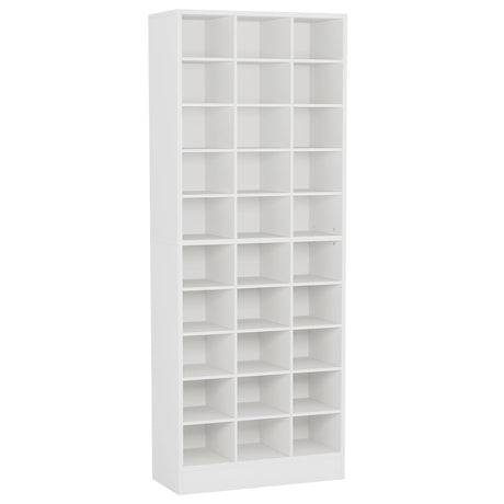 10 Tier Shoe Storage Cabinet With 30 Cubbies HouseOfZazla