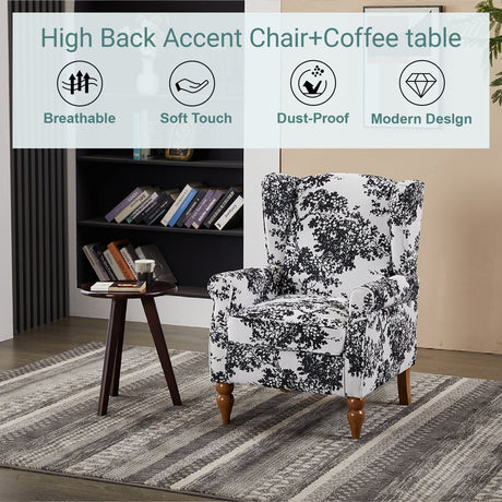 Coffee Table & Armchair Set HouseOfZazla