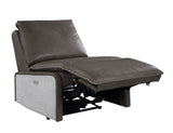 Metier Power Motion Recliner - Gray / Aluminum