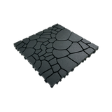 Stone Texture 12" Patio Deck Tiles - 44pcs