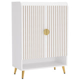 Shoe Cabinet With Doors, 7 Tier Storage Organizer