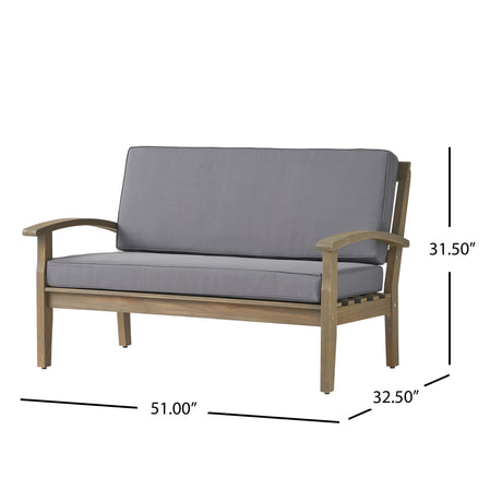 Outdoor Chat Set With Coffee Table and Loveseat HouseOfZazla