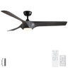 Reversible Quiet Motor Ceiling Fan Light With ABS Blades HouseOfZazla
