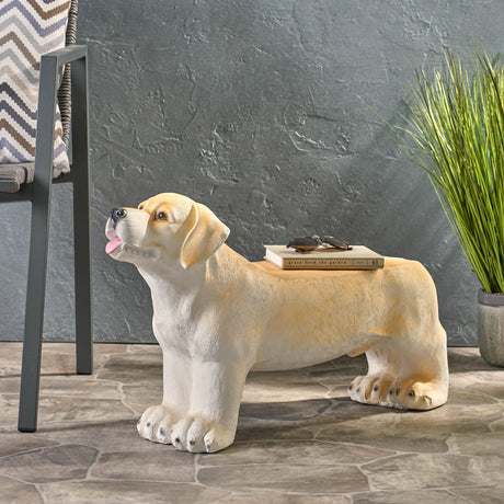 MGO Dog Bench, Outdoor Light Brown, No Assembly Required HouseOfZazla