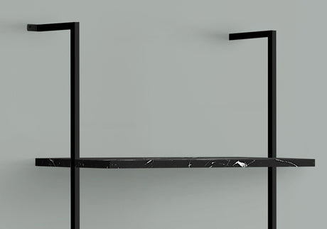 5-Tier Ladder Bookshelf with Marble Look for Office & Home HouseOfZazla