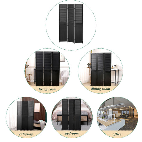 Rustic 3 Panel Room Dividers And Folding Privacy Screen HouseOfZazla