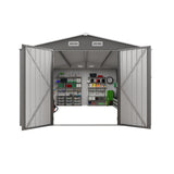 Outdoor Storage Shed With Lockable Doors