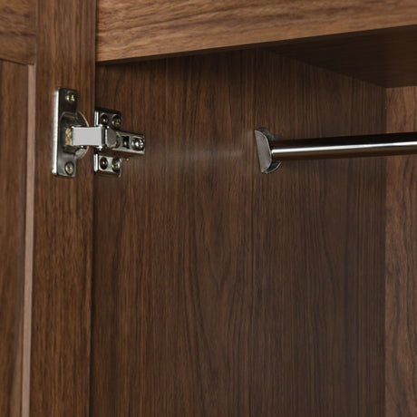 4 Door Wardrobe Armoire With 2 Drawers HouseOfZazla