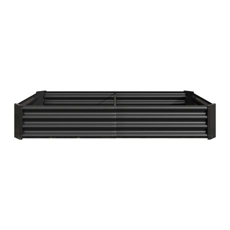 Raised Garden Bed Outdoor 6×3×1 ft Metal Raised Rectangle Planter Bed HouseOfZazla