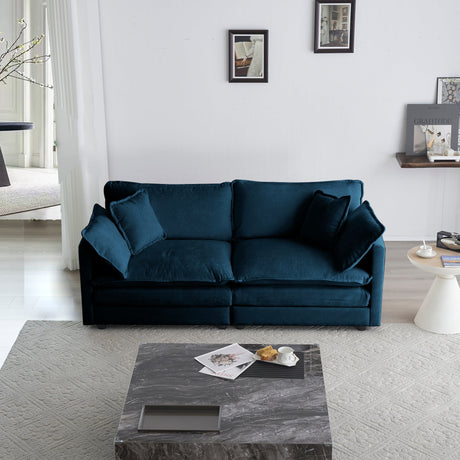 Modern Fabric Loveseat Sofa Couch for Living Room HouseOfZazla