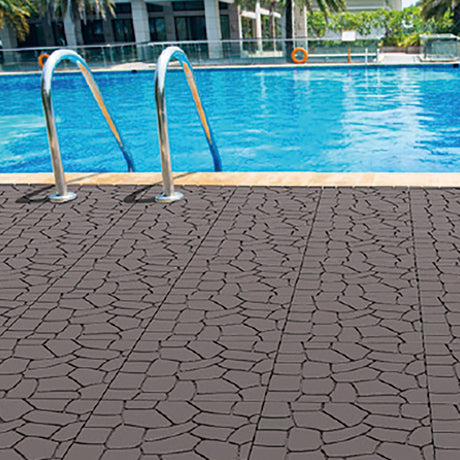 New Stone Texture Patio Deck Tiles, Diy Interlocking Floor Tiles, Easy Installation HouseOfZazla