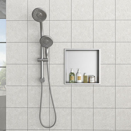 Stainless Steel Shower Niche With Seamless Design For Bathroom Storage HouseOfZazla