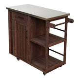 Outdoor Kitchen Island Fir Wood Prep Station