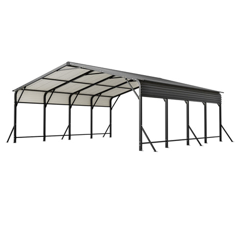 20'x20' Galvanated Steel Carport Canopy HouseOfZazla